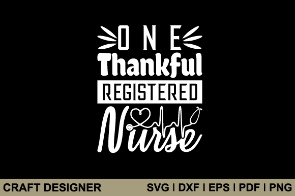 One Thankful Registered Nurse Svg File: Real Embroidery Review