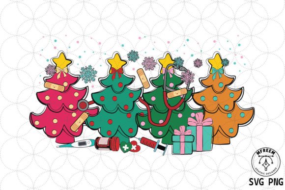 Retro Christmas Tree Nurse Sublimation Embroidery Review