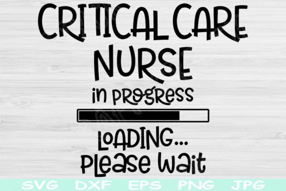 Reviewing Critical Care Nurse in Progress Loading for Embroidery